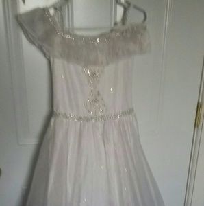 Snow white southern Belle gown.